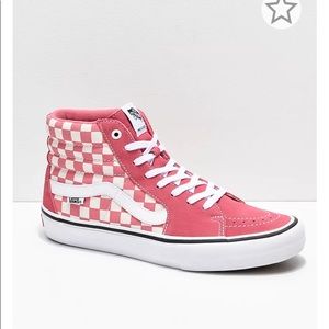 Vans pink high top